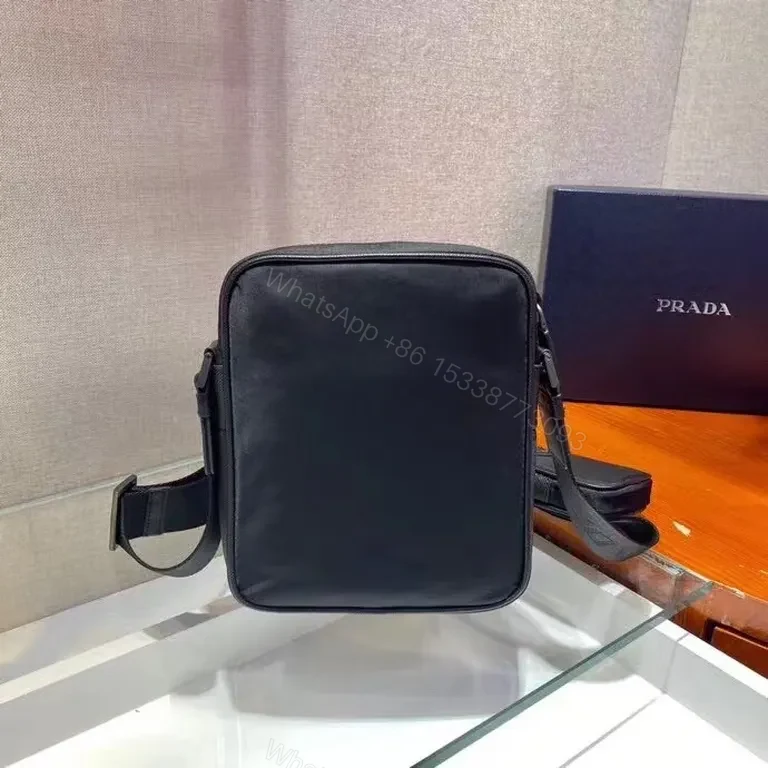 View 3 of Black Re-Nylon Prada Crossbody: Minimal Luxury, Everyday Versatility
