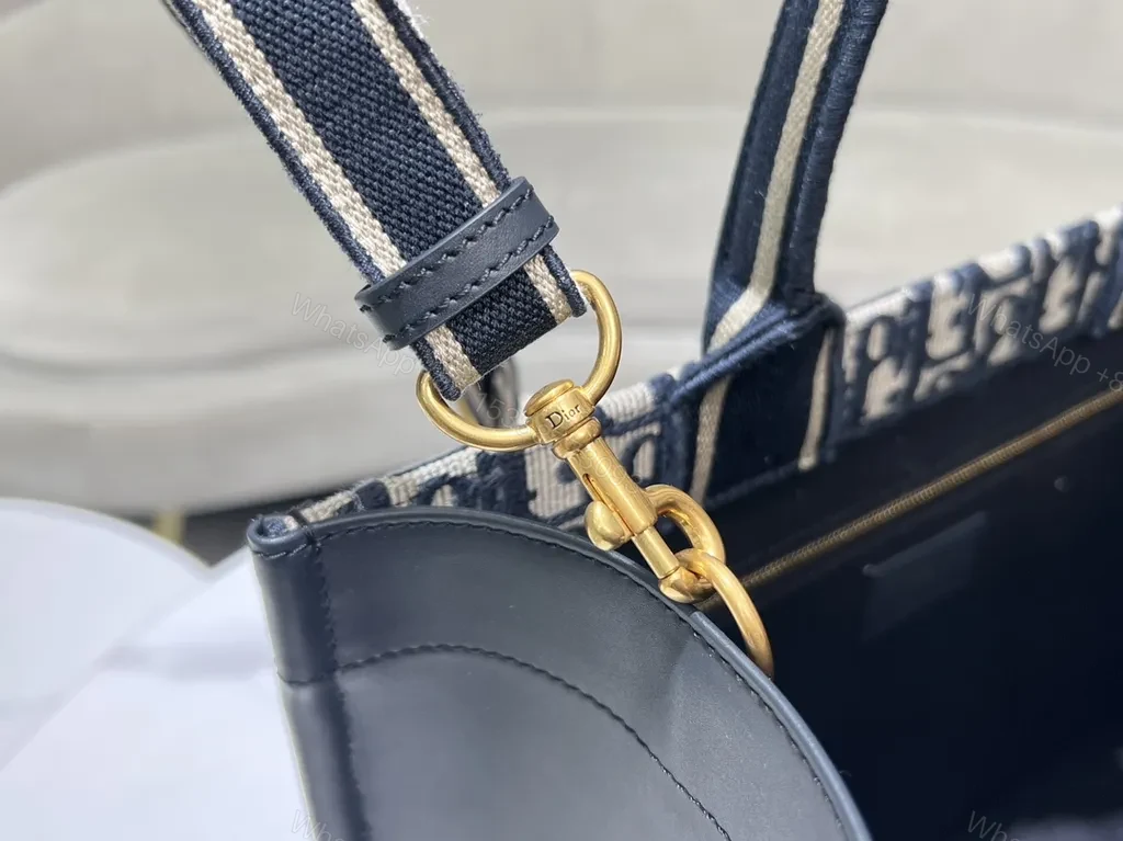 View 2 of Bold Monogram Tote: Dior-Inspired Luxe Tote Bag