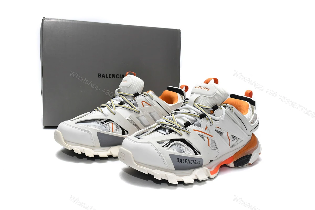 Balenciaga Track White Orange Black 542436 W1GB1 9059 — view 2