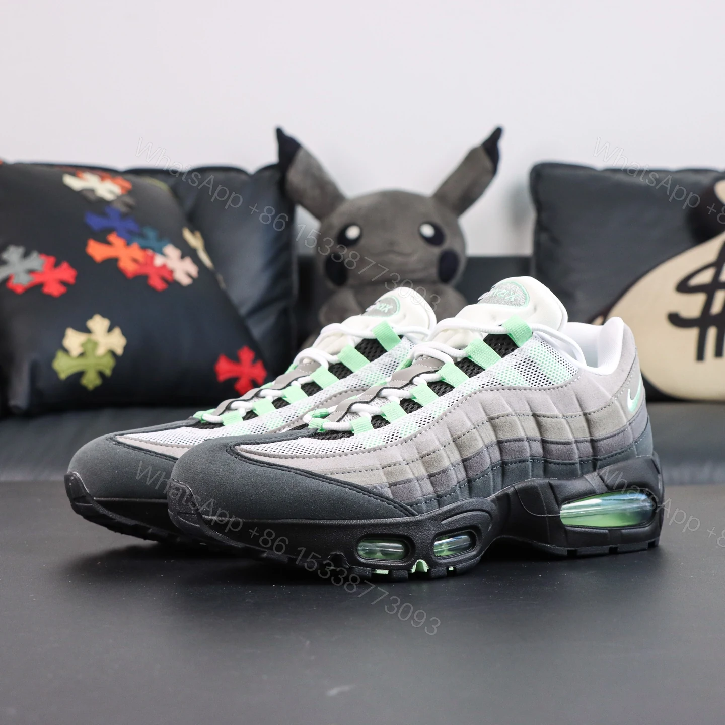 View 8 of Air Max 95 OG Big Bubble Fresh Mint