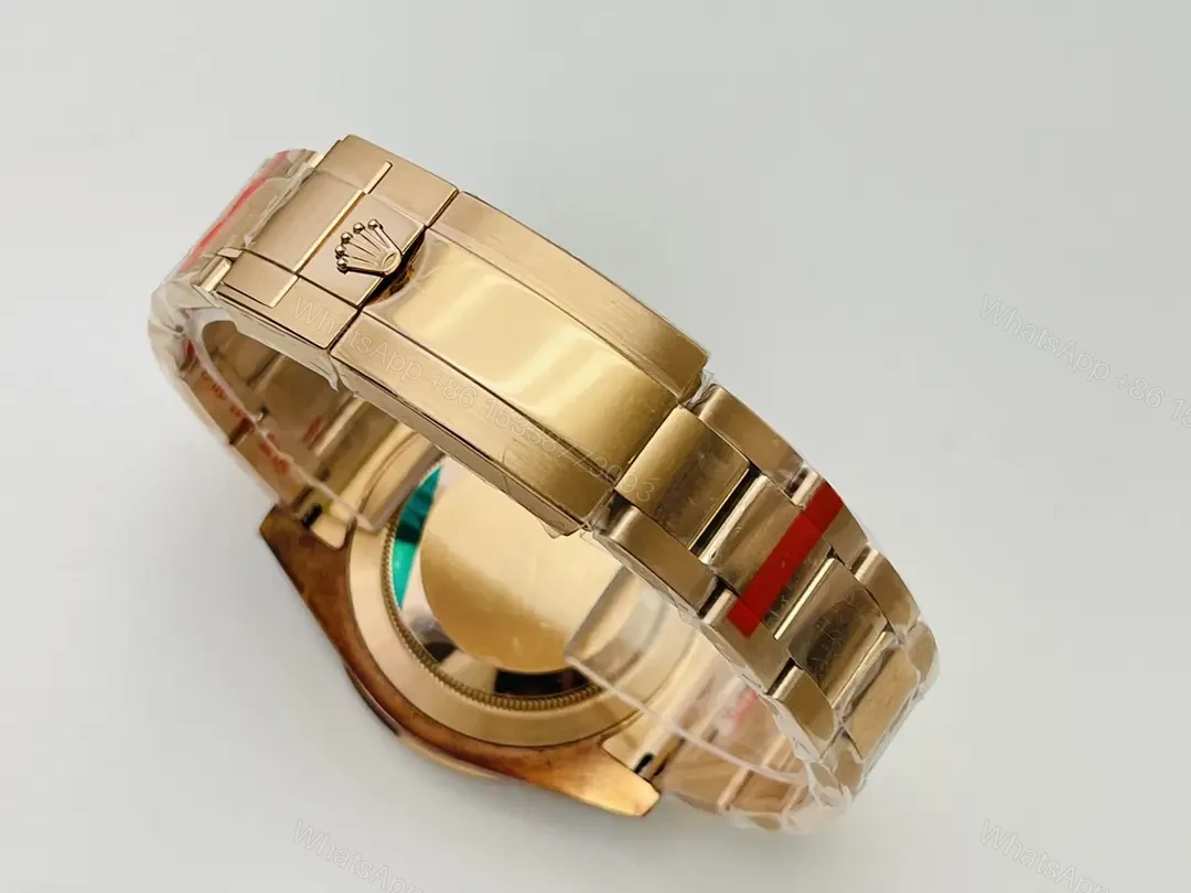 View 8 of Fake Rolex GMT Master II Yellow Gold Best Oyster Bracelet 40MM 116748SARU