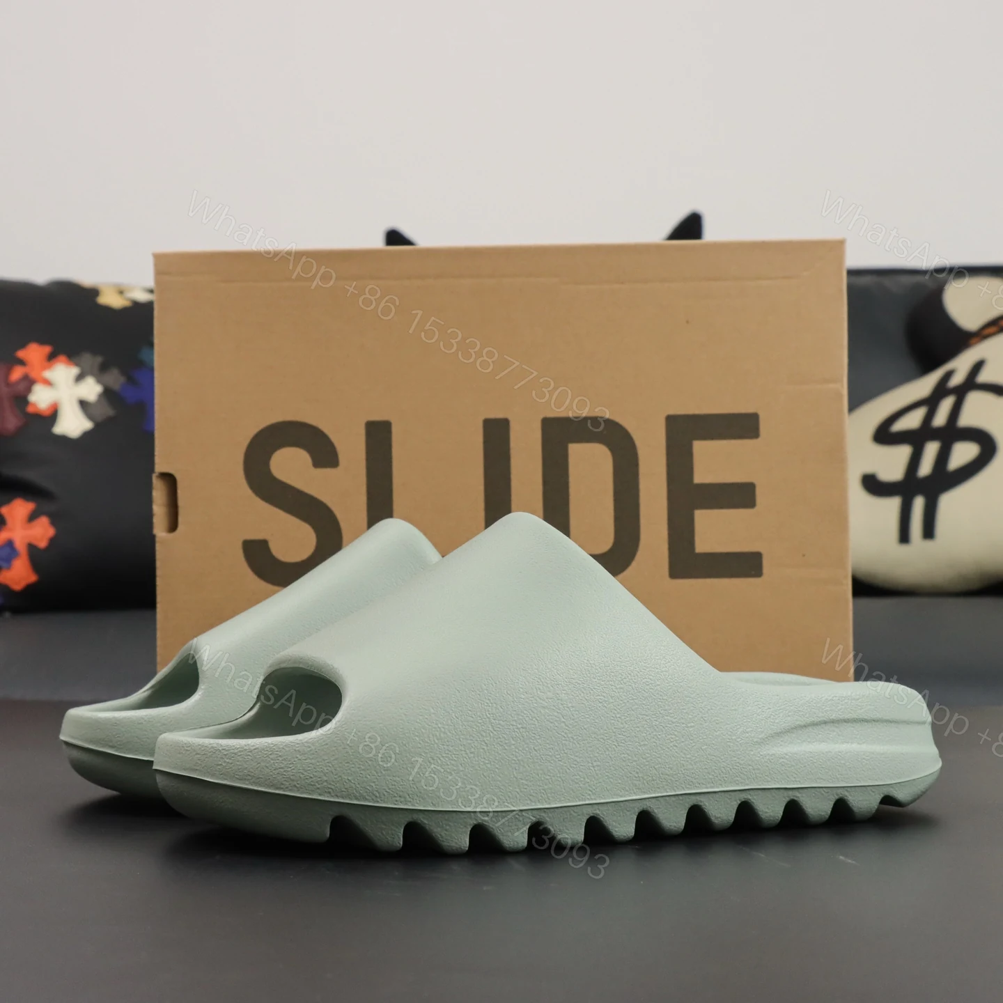 Yeezy Slide Salt Reps — view 1