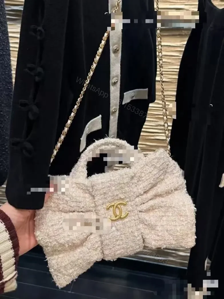 View 7 of Cream Bouclé Mini Bag: Luxe Texture, Modern Versatility