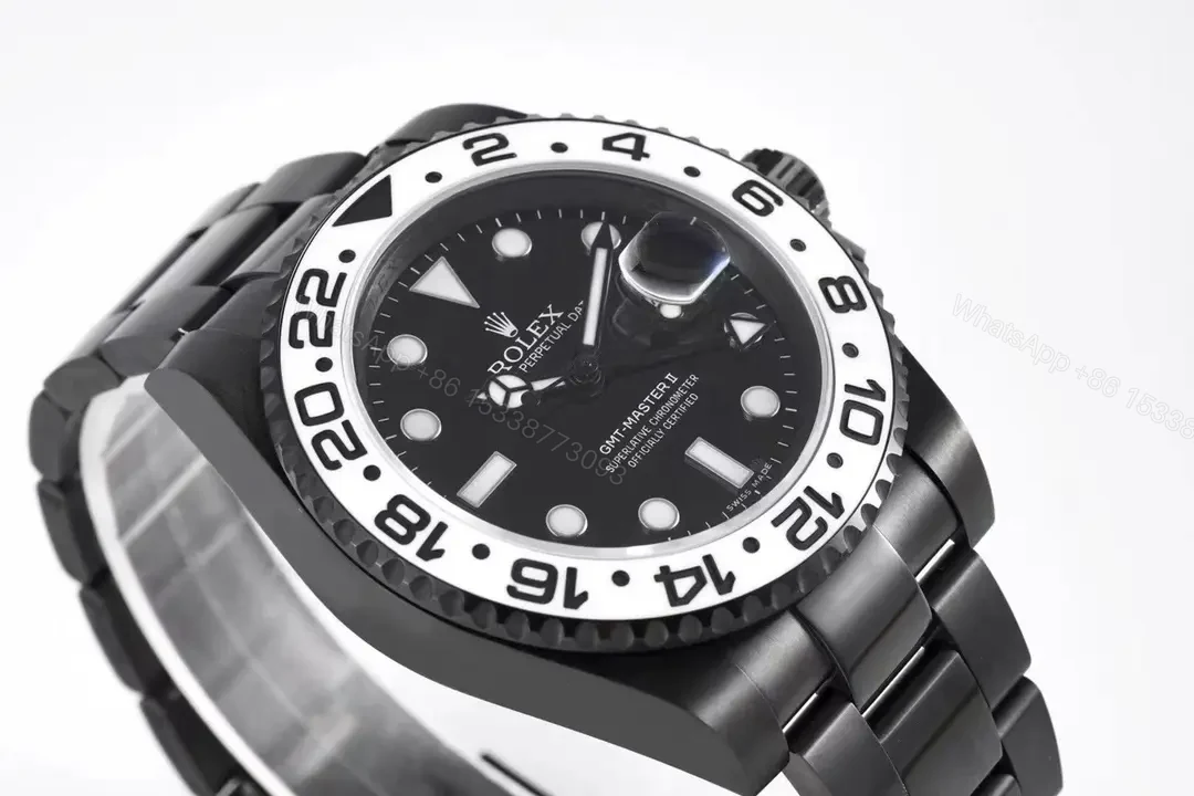 View 2 of RM Factory Clean Factory Rolex GMT-Master II Oreo Black/White Watch