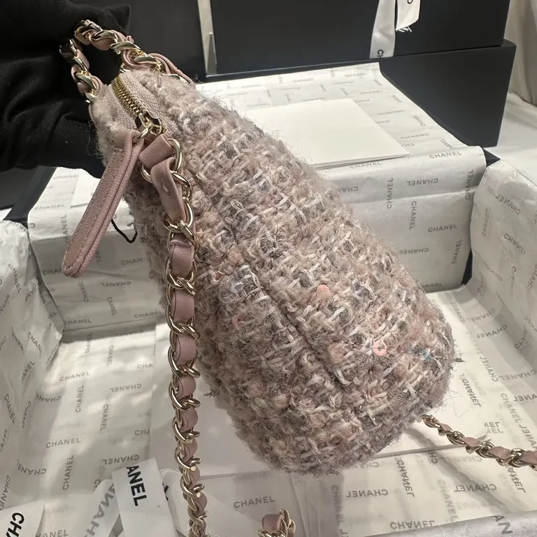 View 3 of Chanel Tweed Mini Dome Bag: Luxe Textured Versatility