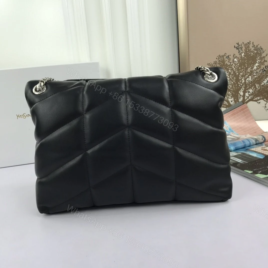 View 5 of Saint Laurent Women Small Puffer Shoulder bag