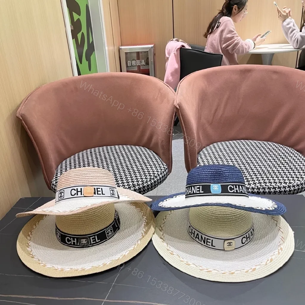 View 2 of Chic Straw Panama Hat with Signature Ribbon, Sun-Ready Elevation