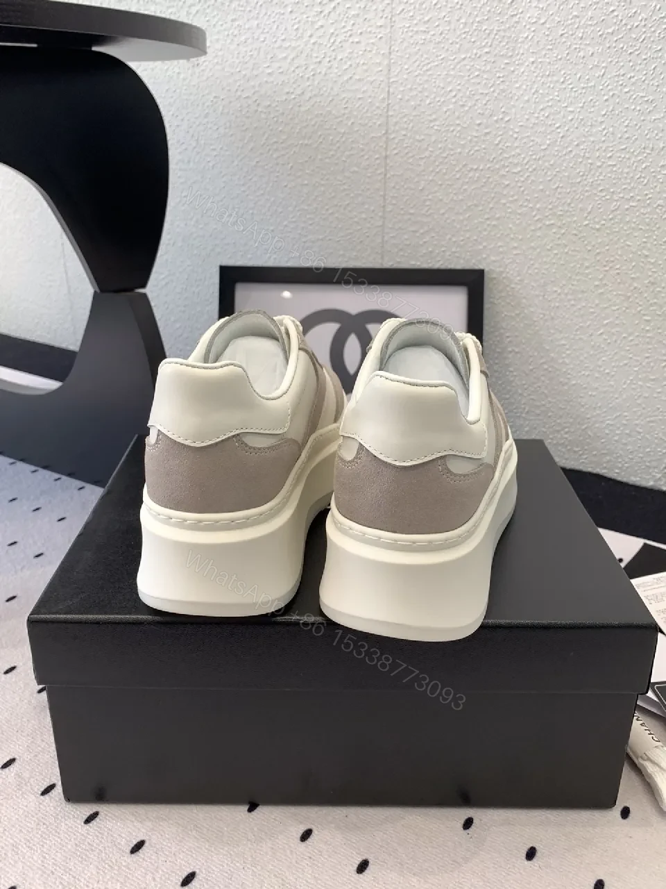 View 7 of Taupe Suede Leather Low-Top Sneakers with Lux Comfort