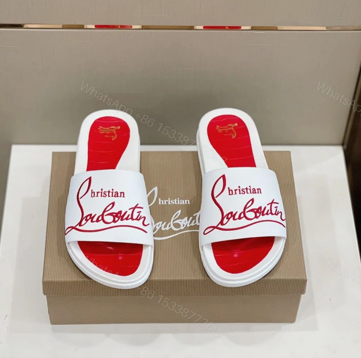 View 4 of FIRST COPY Christian Louboutin Slides