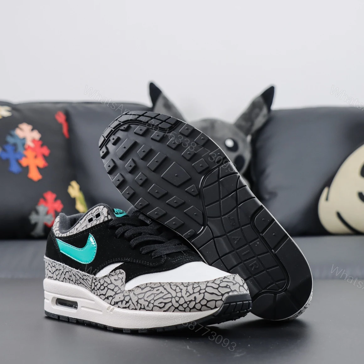 View 3 of Atmos x Air Max 1 Retro “Elephant” Reps