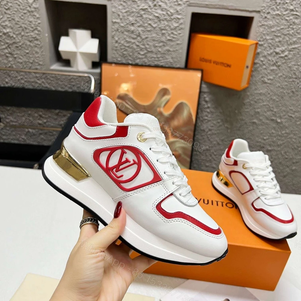 View 3 of Louis Vuitton Neo Run Away Sneaker White And Red