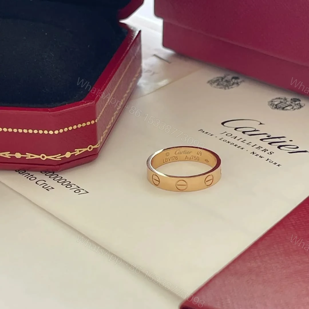 View 4 of Cartier Love Wedding Band Small Yellow Gold 3.6MM B4085000