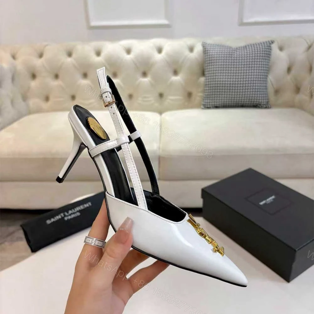View 7 of YSL slingback pumps