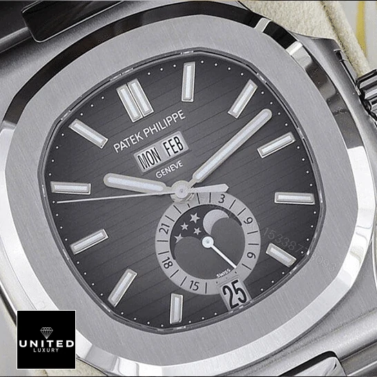 View 6 of Patek Philippe Nautilus Black Dial Replica
