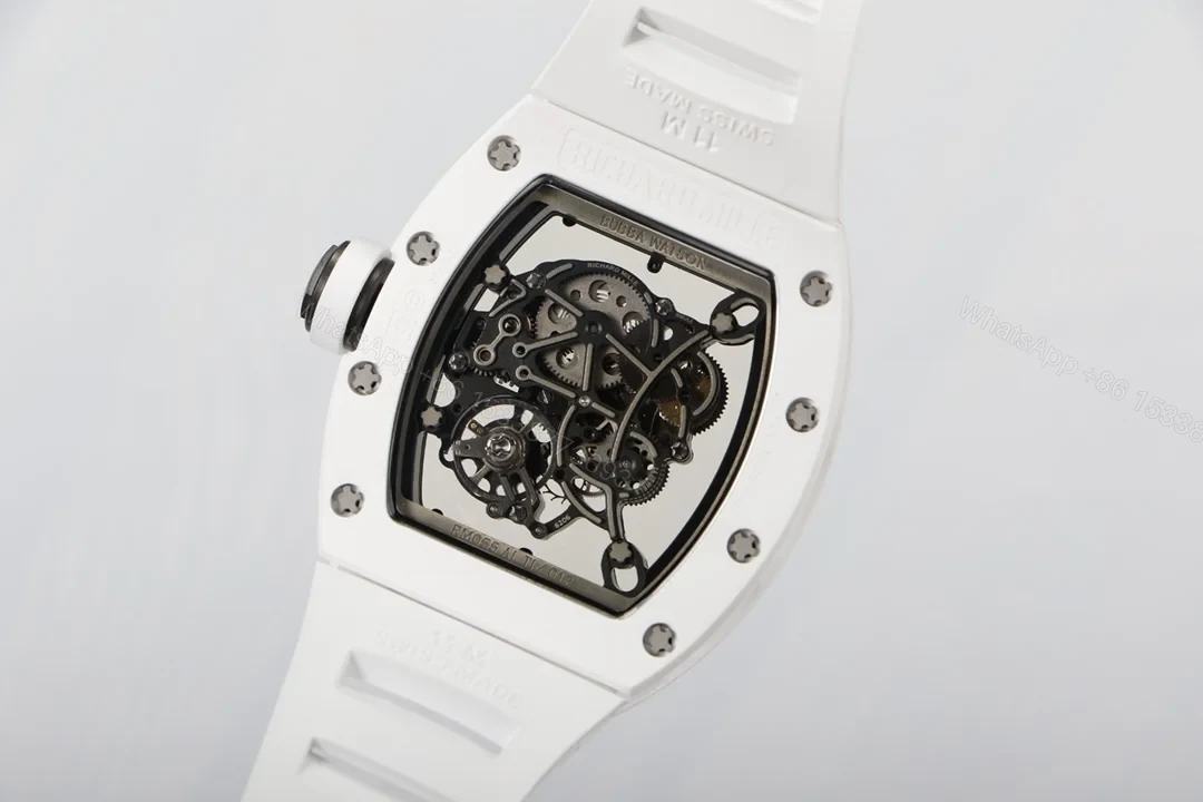 View 6 of Richard Mille RM055 Ceramic RMUL2 White Shock Absorber Super Configuration RM055-RMUL2-CERAMIC-WHITE-SHOCK