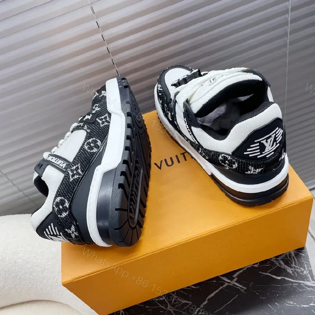 View 7 of Lux Monogram Hybrid Sneakers: Bold Street Style