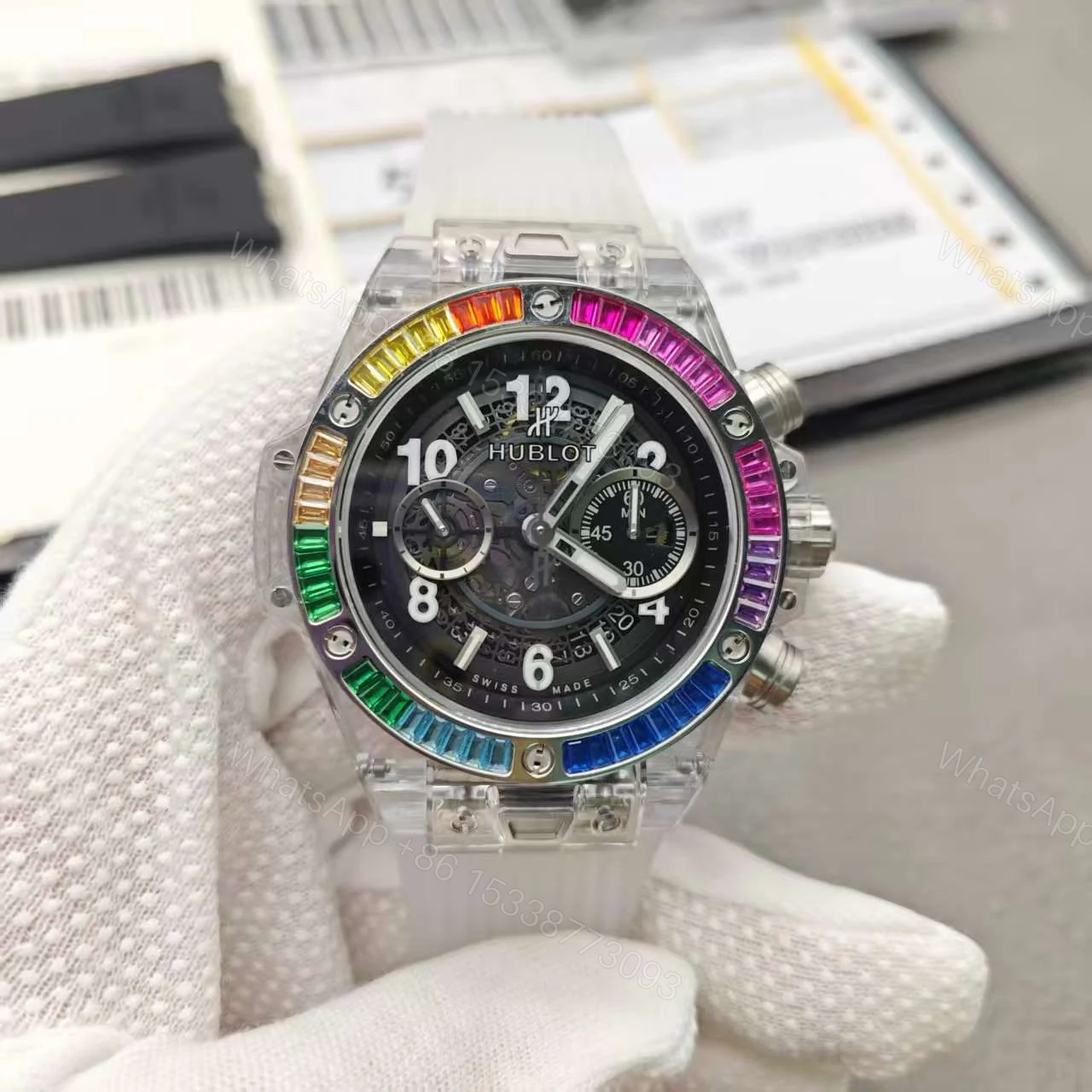 View 9 of Hublot Rainbow Watch Replica