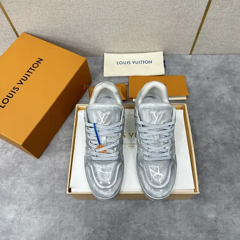 View 7 of Metallic LV High-Top Sneaker: All-Day Comfort & Luxury