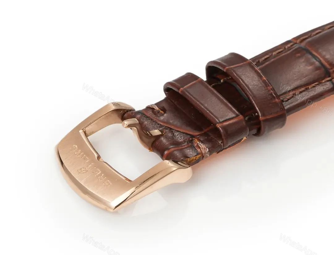 View 9 of Breitling Women’s Navitimer Automatic Watch – Rose Gold with Brown Leather Strap