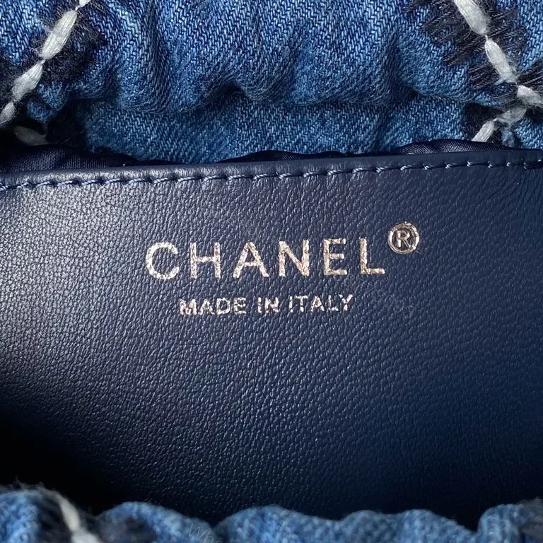 View 8 of Denim Quilted Chain Bag â€” Everyday Luxury, CHANEL-Inspired