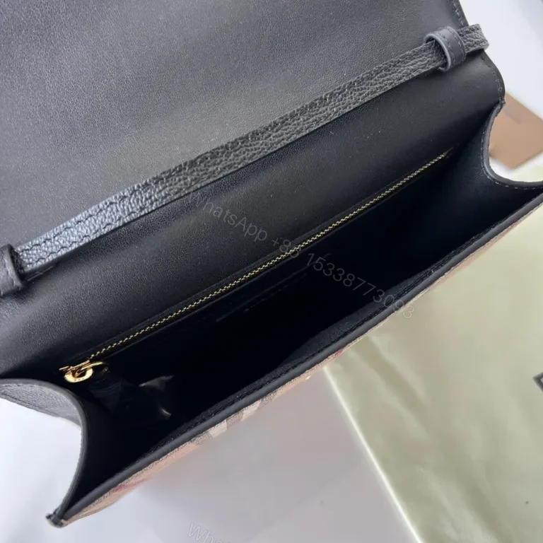 View 7 of Chic Burberry Crossbody â€” Signature Check, Gold Hardware