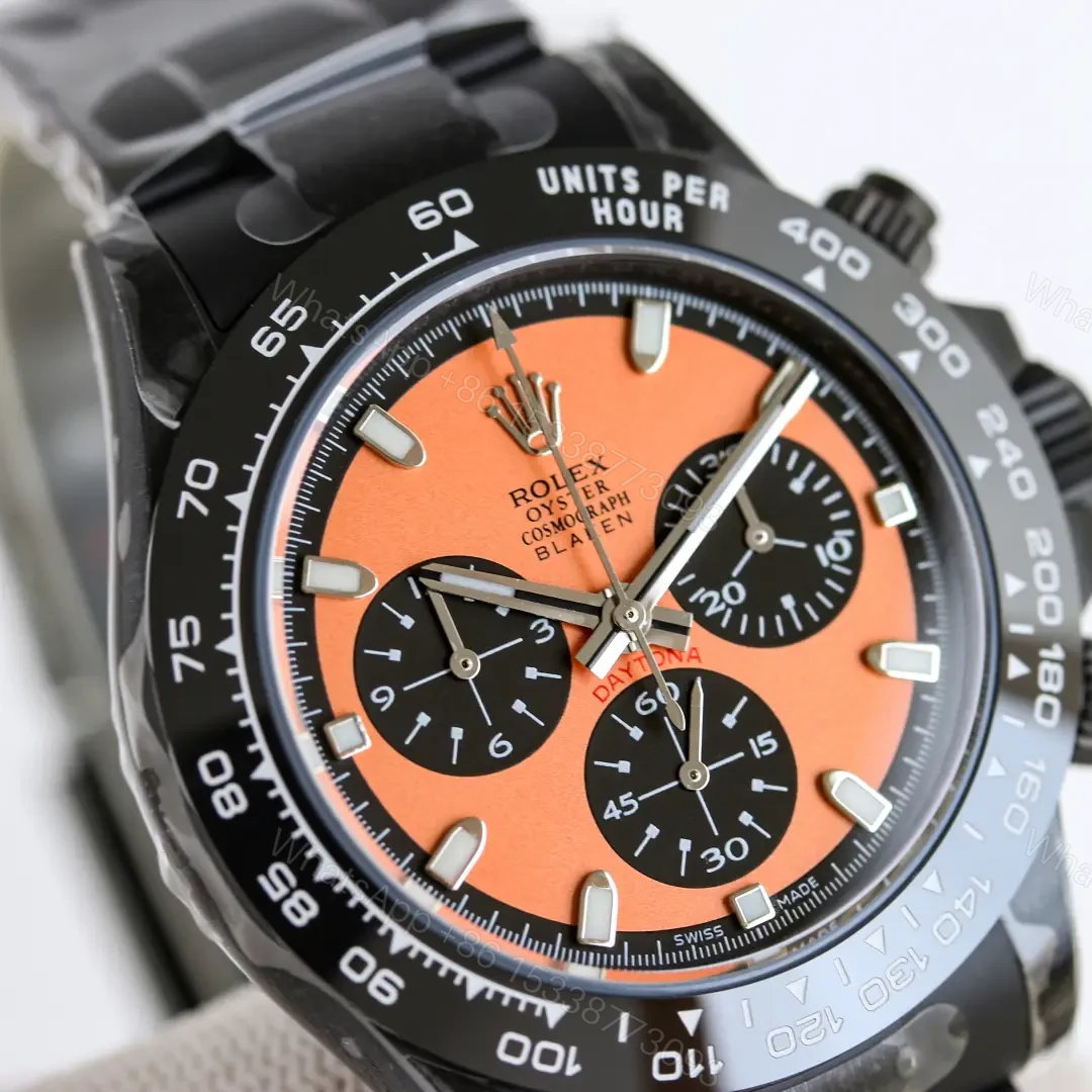 View 4 of Rolex Daytona DiW Carbono Laranja 40mm Black Oyster ROLEX-DAYTONA-CARBON-ORG-40