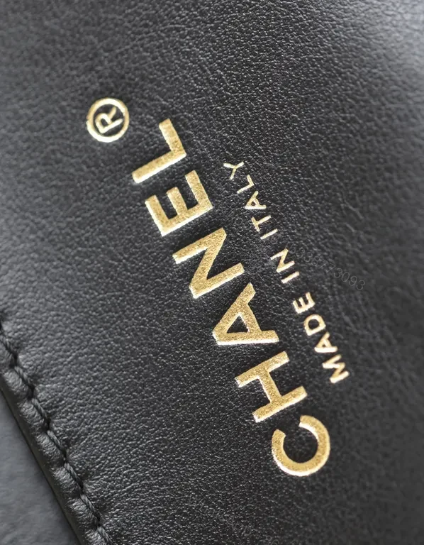 View 8 of Chanel-Inspired Quilted Leather Crossbody Bag, Goldtone Hardware
