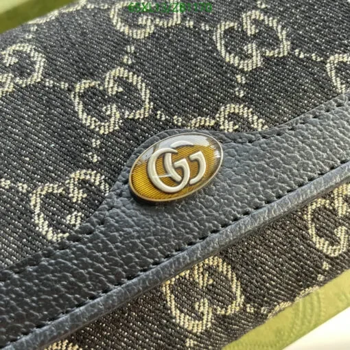 View 7 of Gucci Lookalike GG Mini Denim Black Shoulder Bag LMD6720