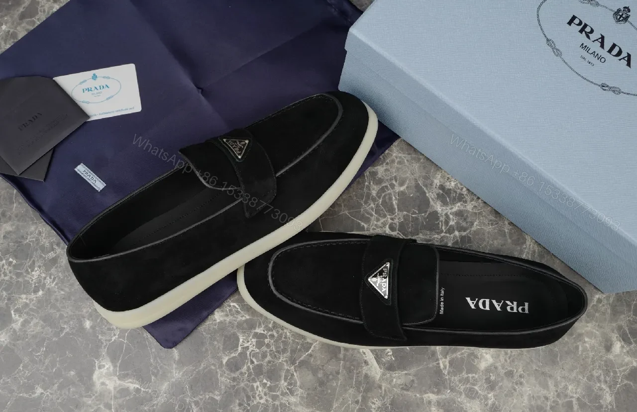 View 3 of Black Suede Slip-On Everyday Luxury Sneakers