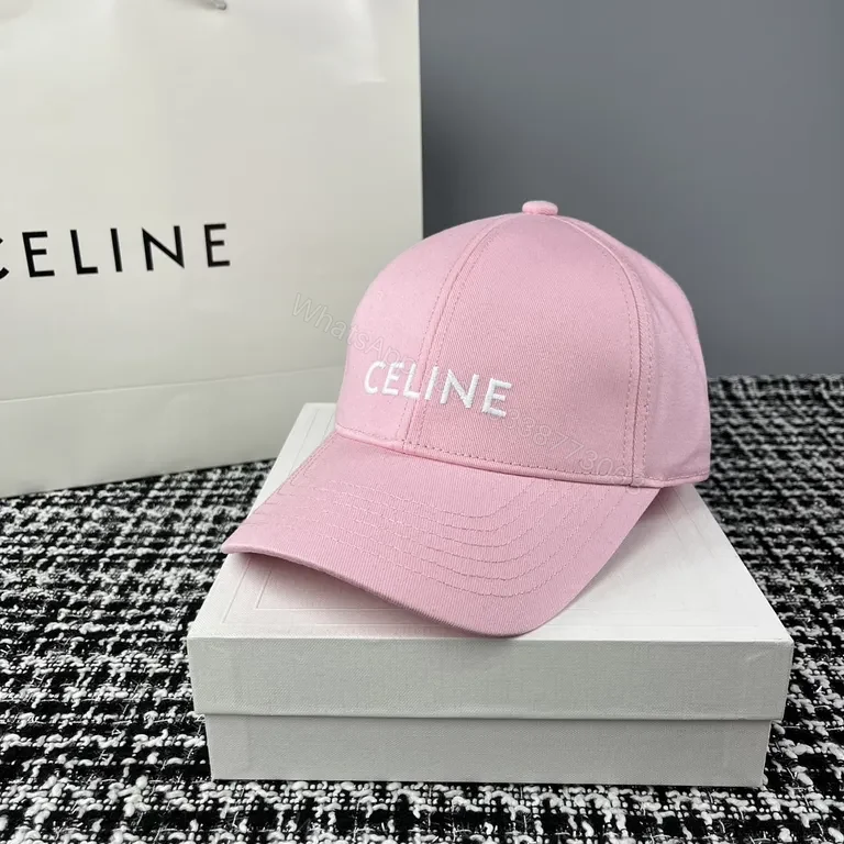 View 4 of Khaki Cotton Blend Cap â€” Subtle Celine-Inspired Luxury Cap