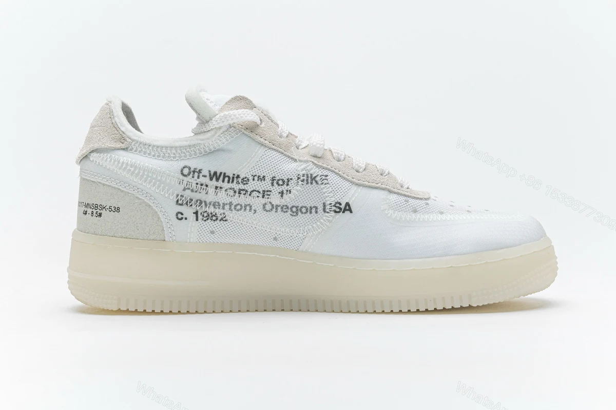 View 4 of OFF White X Air Force 1 Low White AO4606-100