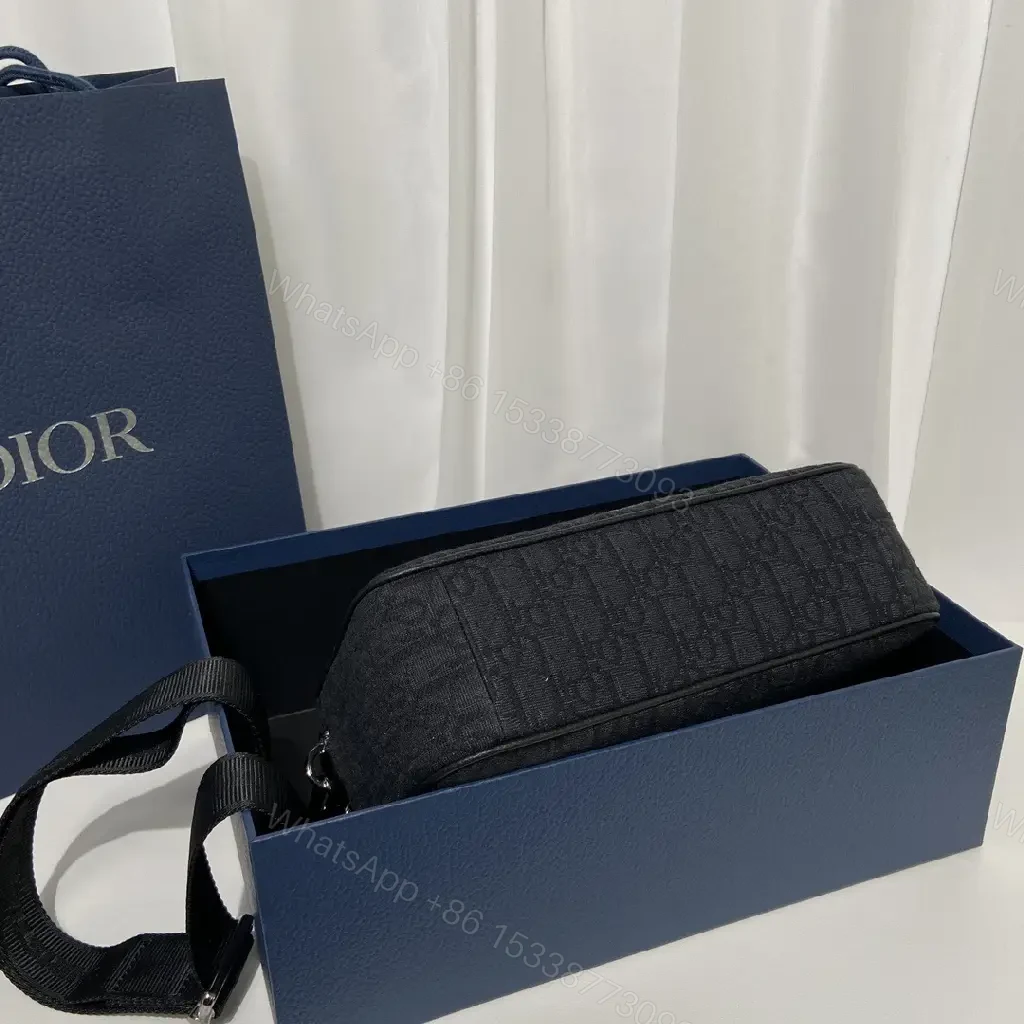 View 6 of Monochrome Canvas Crossbody — Textured, Zip Pocket, VersatileCarry