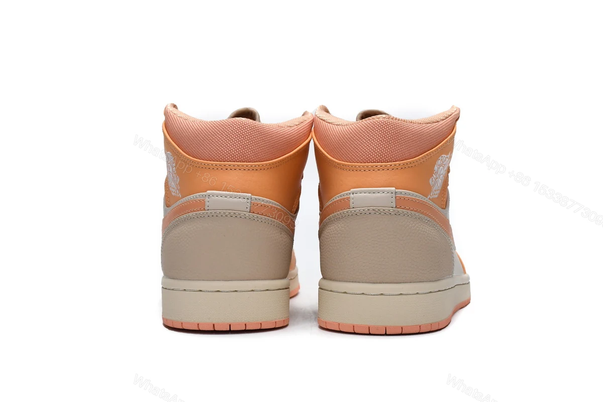 View 3 of Air Jordan 1 Mid Atomic Orange(W) DH4270-800