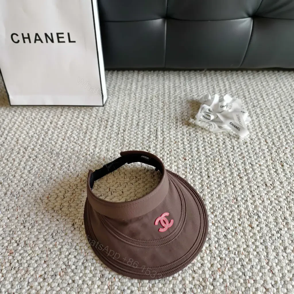 View 4 of Chocolate Brown Visor Cap: Sculpted Silhouette, All-Day Luxury