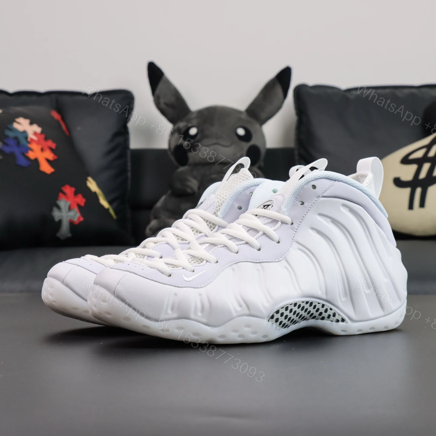 View 8 of Foamposite One “Triple White”