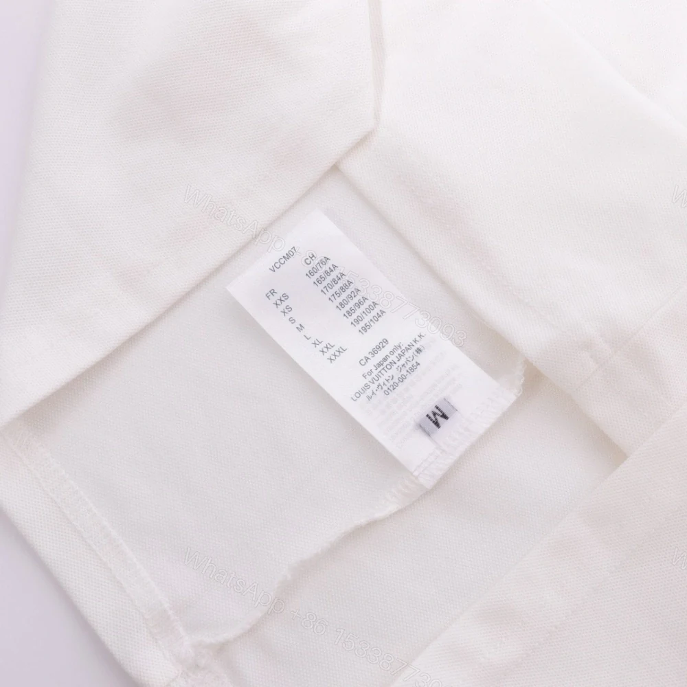 View 9 of 高仿LV*SS23系列1AFR0036彩標刺繡POLO衫白色