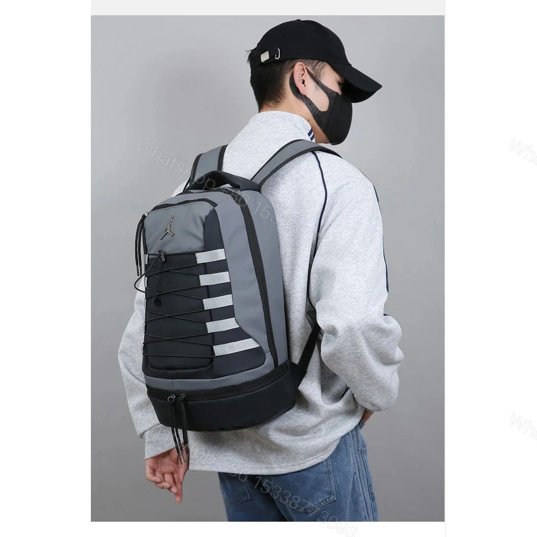 View 6 of FIRST COPY AIR JORDAN 10 WHITE BLUE UNISEX CLASSIC BAGPACK