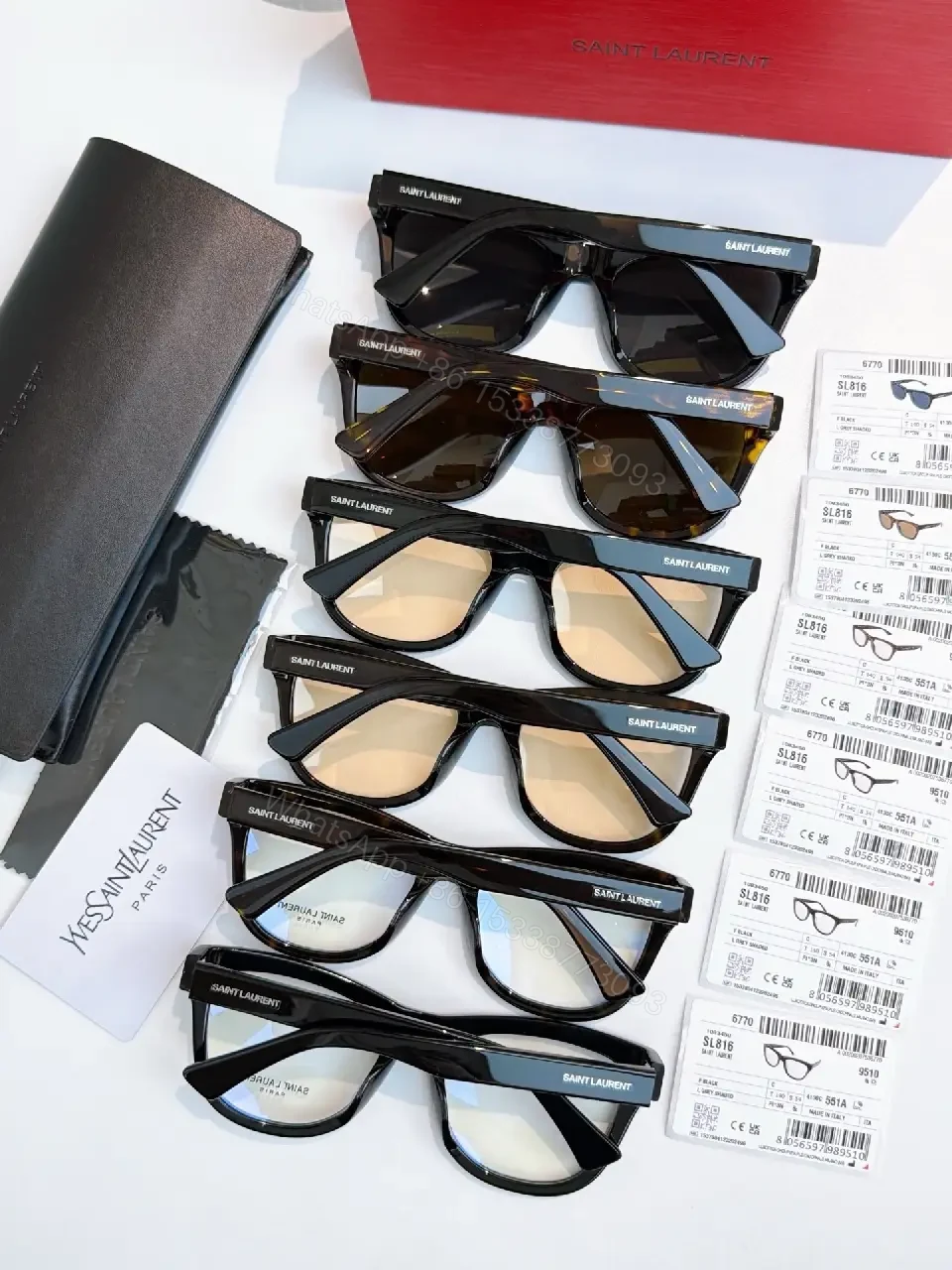 View 5 of Oversized Cat-Eye Sunglasses: Gradient UV 100% Protection