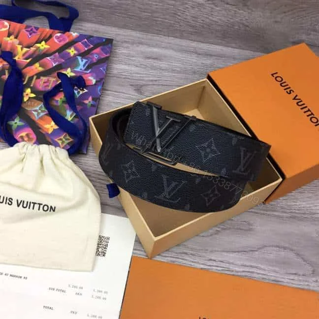 View 8 of LOUIS VUITTON PYRAMIDE 40MM REVERSIBLE BELT – B179