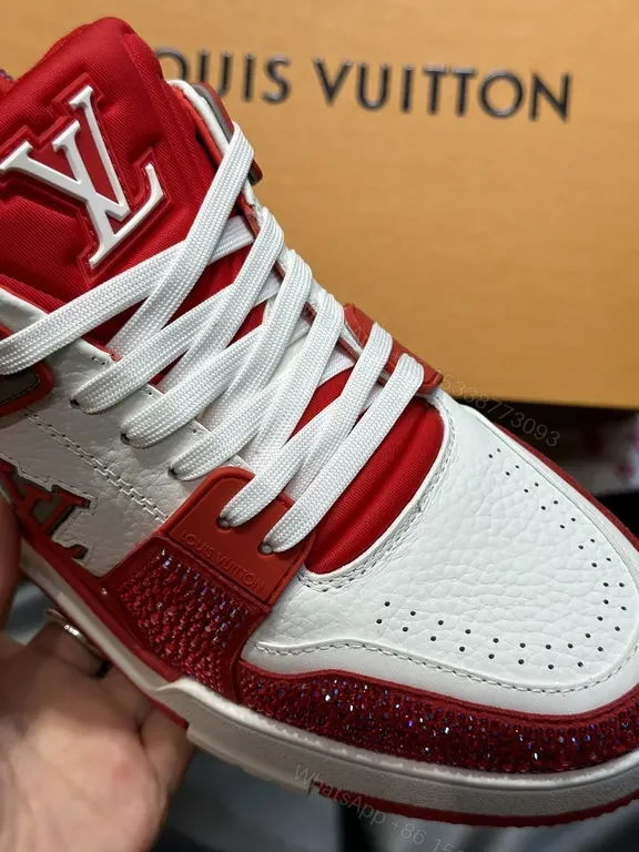 View 6 of Bold LV-Inspired Trainers: Luxe Street sneakers
