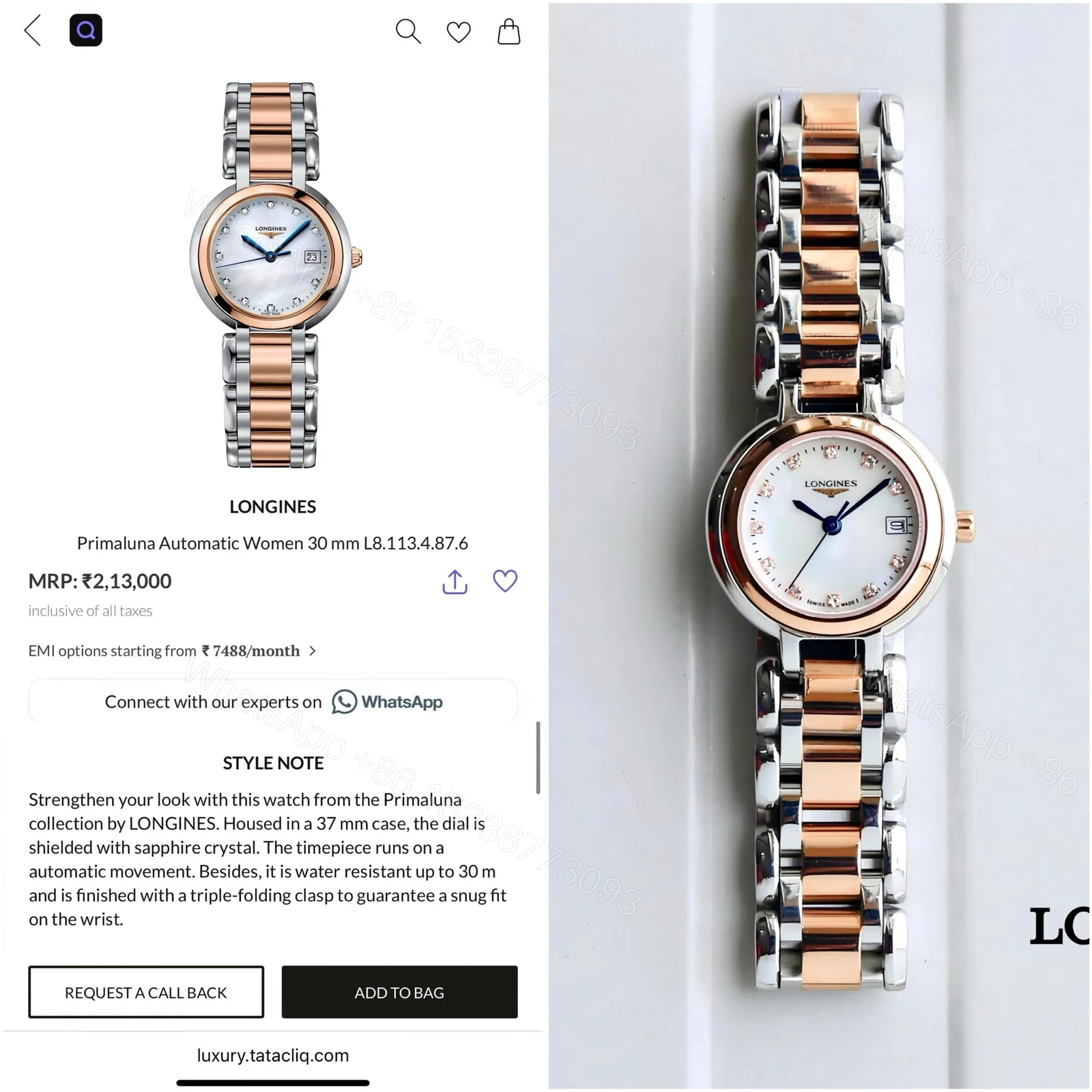 View 4 of Longines PrimaLuna Collection