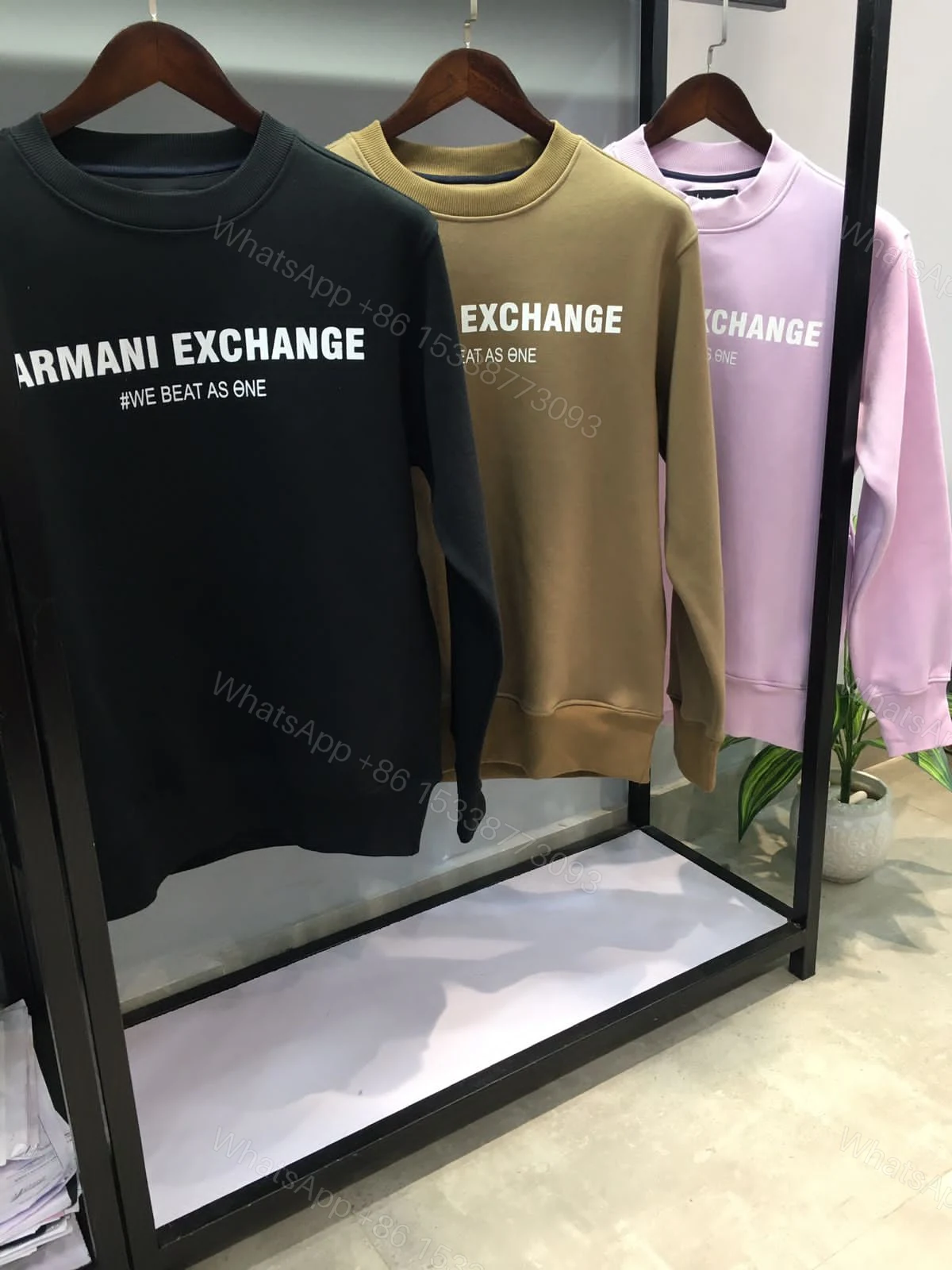 First Copy Armani Exclusive Cotton Fleece Sweatshirts for Men — view 1