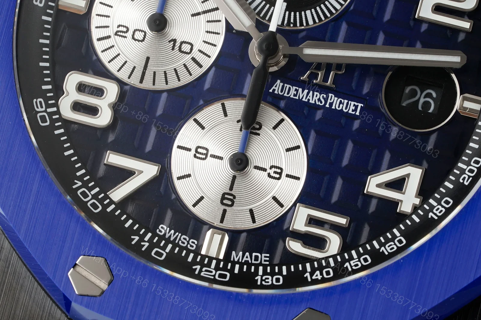 View 5 of AP Ceramic Chronograph Black Case Blue Dial Strap 2026 APJ-26400-CER-BLU