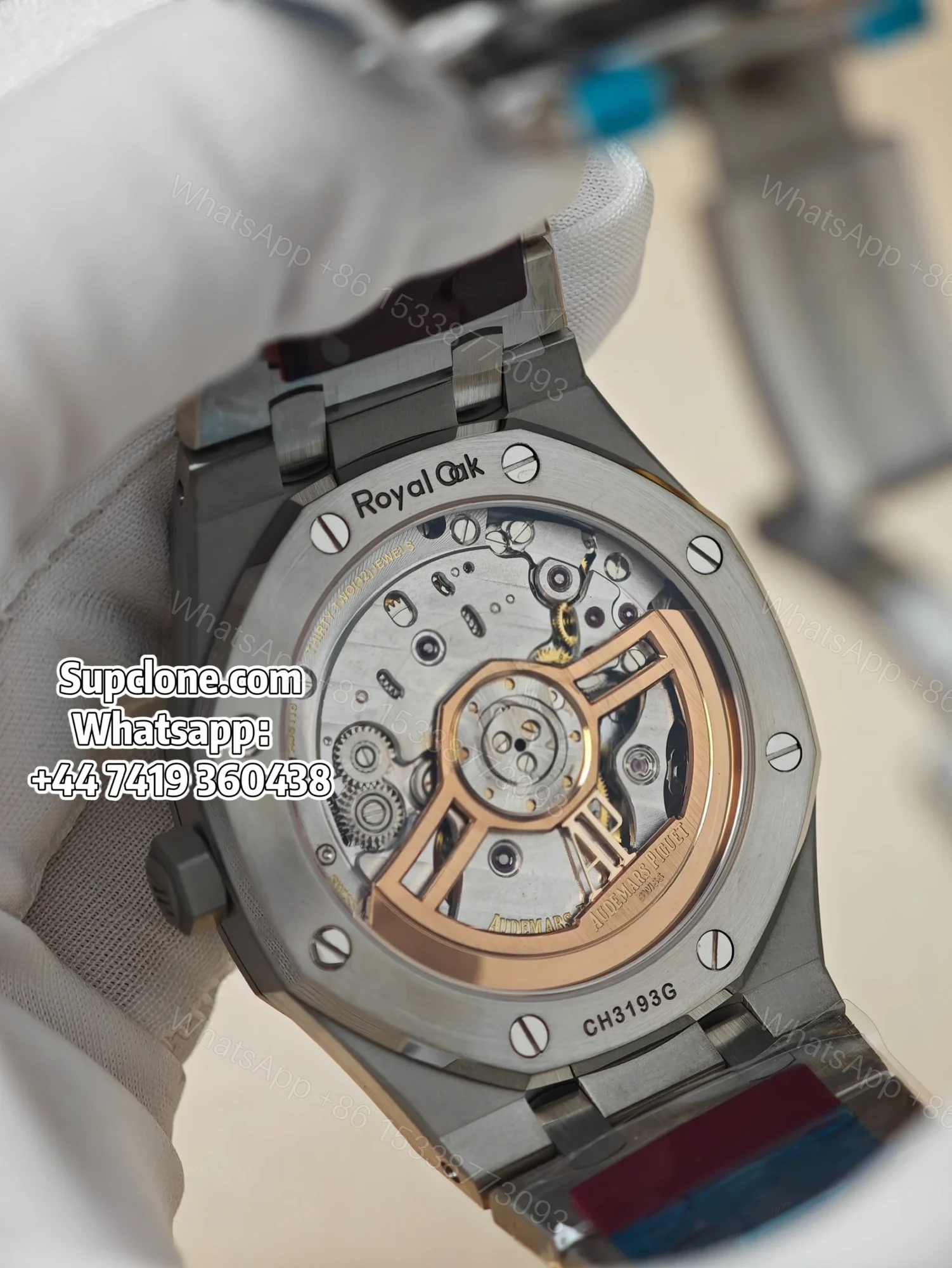 View 26 of Audemars Piguet Super Clone 1:1 Royal Oak 15510 Blue Dial 41MM
