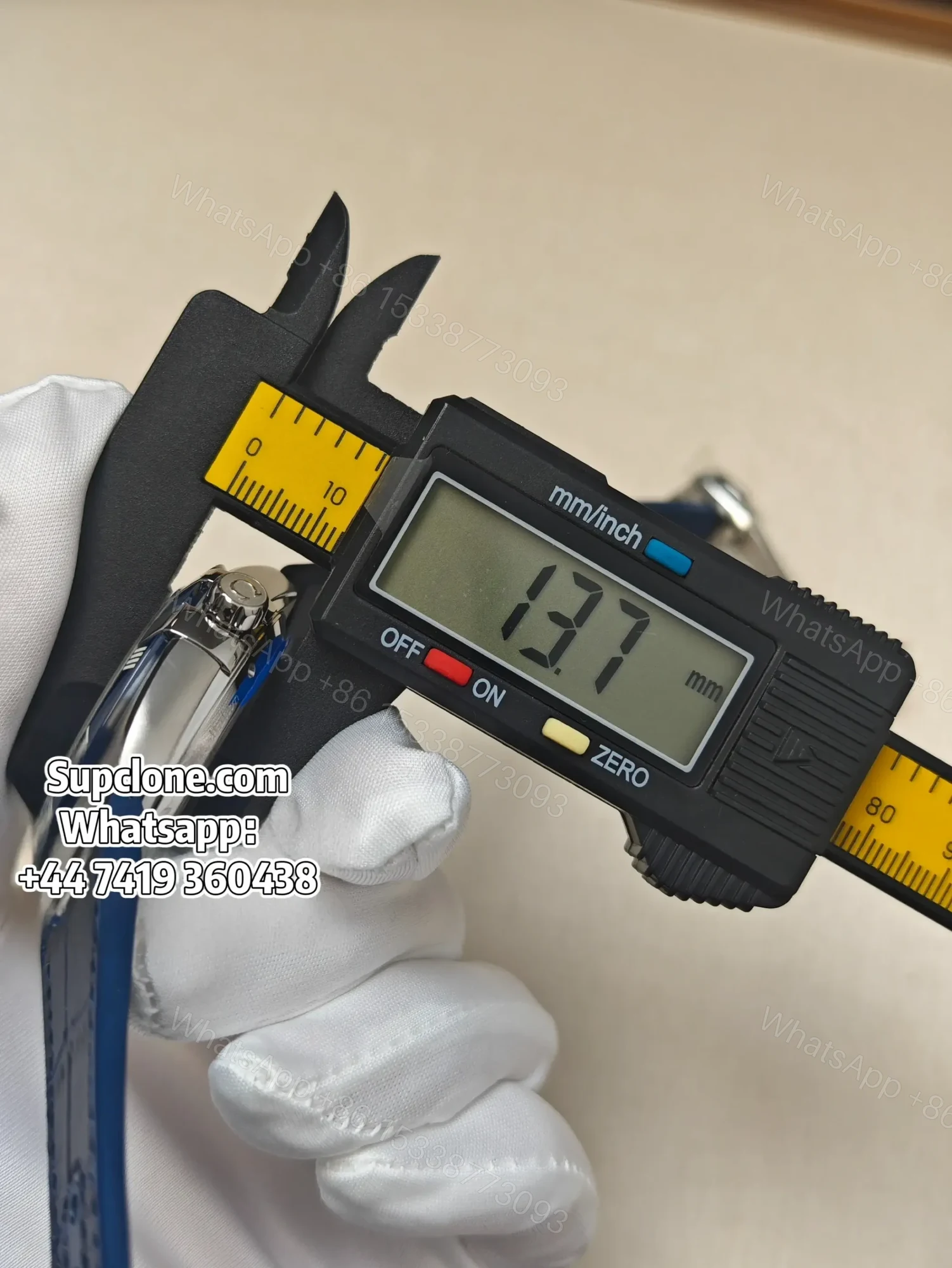View 12 of Omega Super Clone Constellation 131.33.41.21.04.001 41mm Blue Bezel