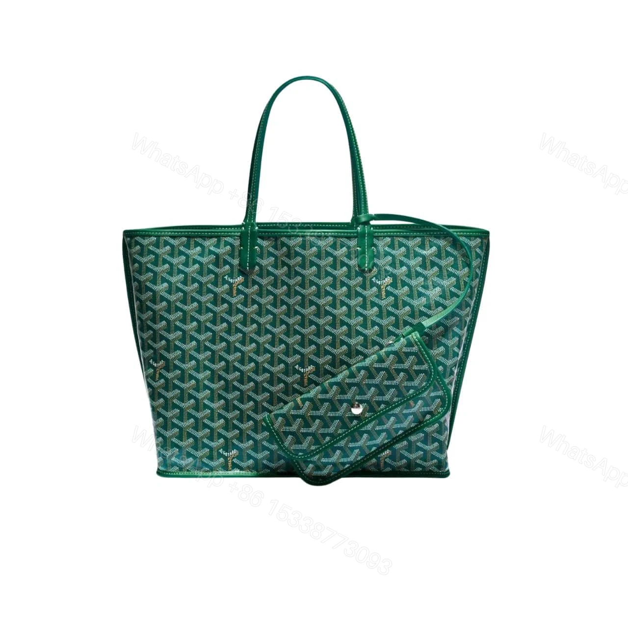 GOYARD ANJOU PM BAG GREEN 45CM ANJOUSPMLCG09TY09P — view 1