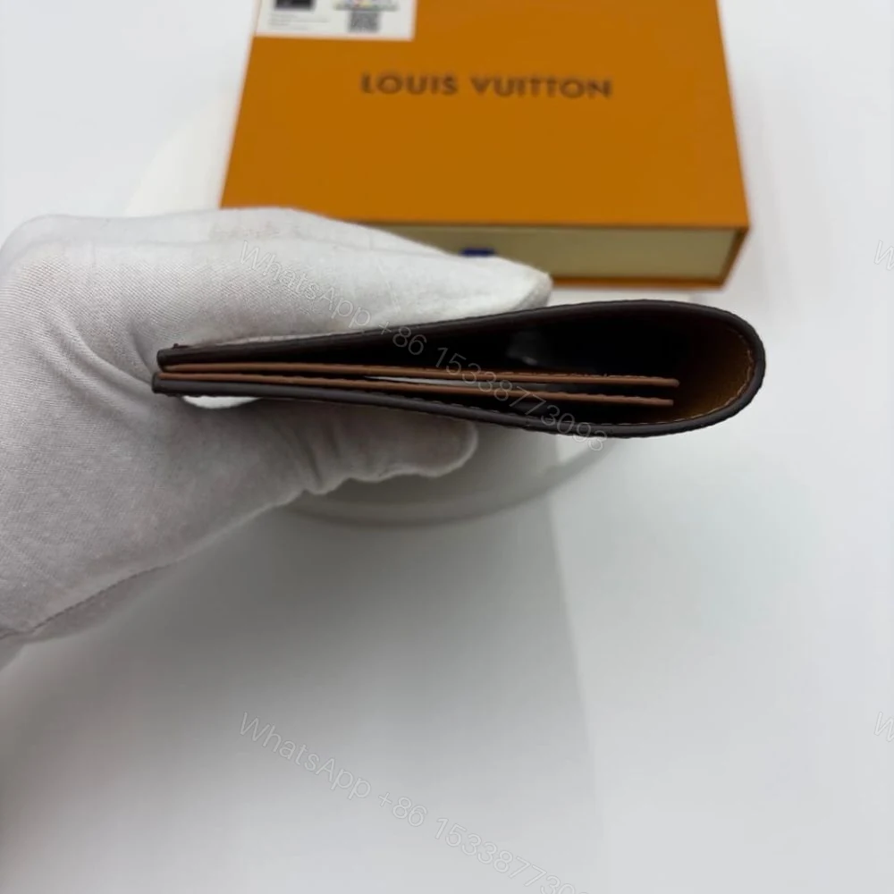 View 7 of Louis Vuitton Passport Cover Monogram Forest Canvas Brown 14Cm M27023