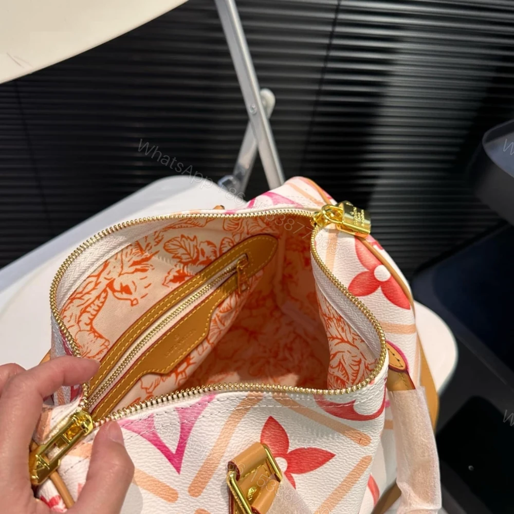 View 8 of Louis Vuitton Speedy Bandoulière 30 Other Monogram Canvas Coral 30Cm M11209