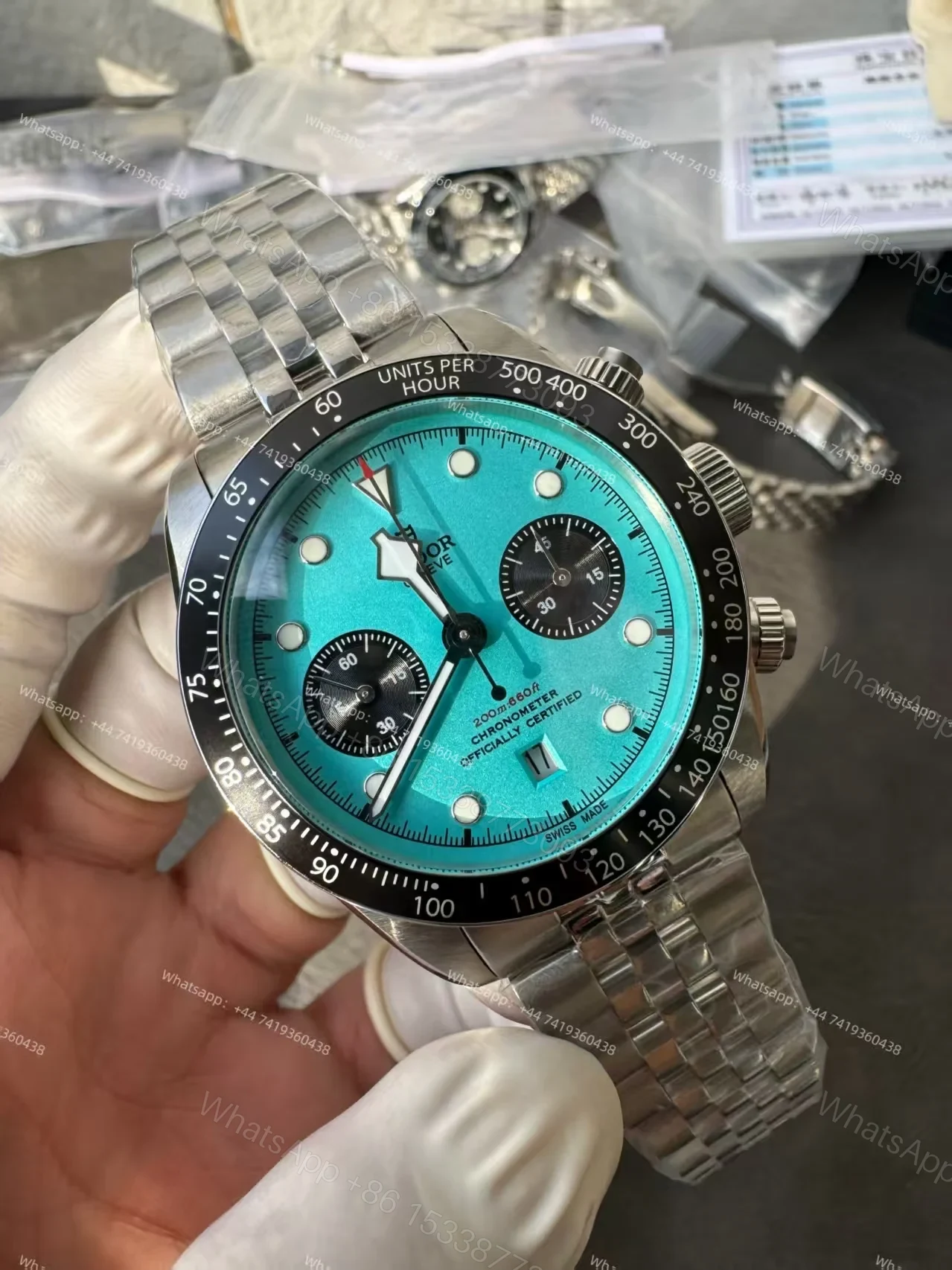 View 5 of Tudor Super Clone Black Bay M79360N-0024 Tiffany Blue Dial