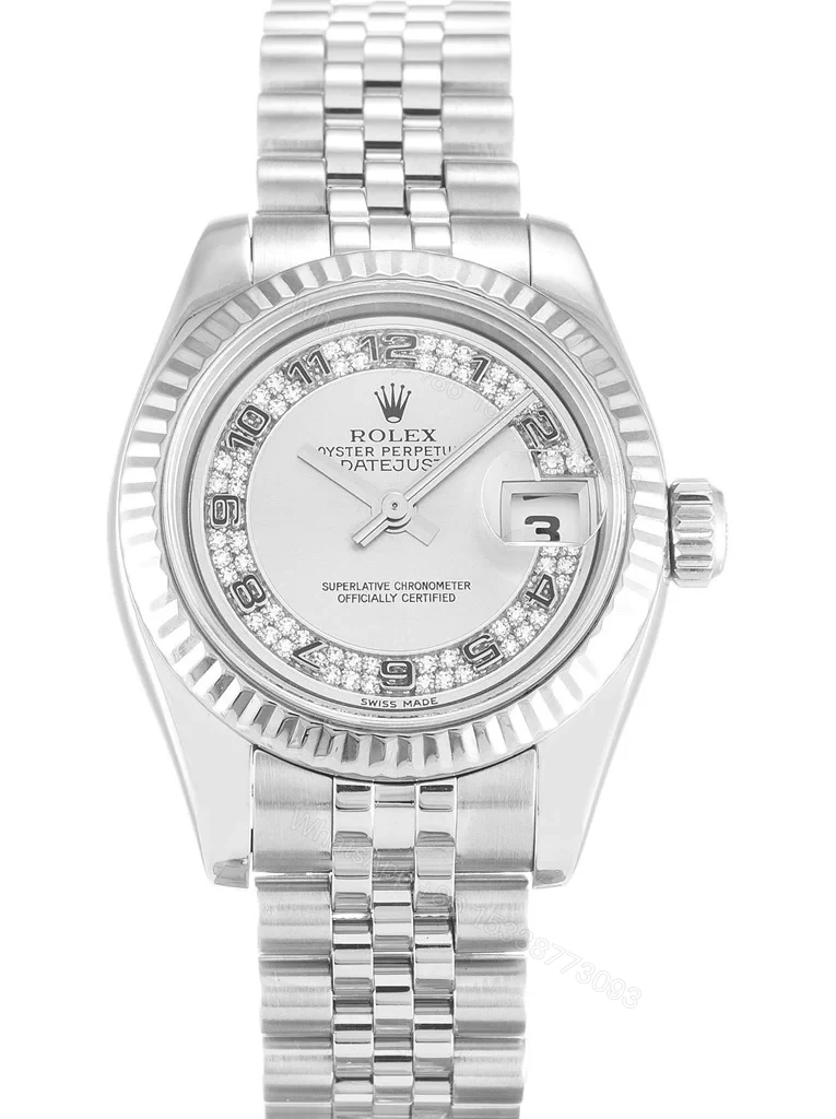 Replica Rolex Lady-Datejust Silver Dial 179174 26 mm — view 1
